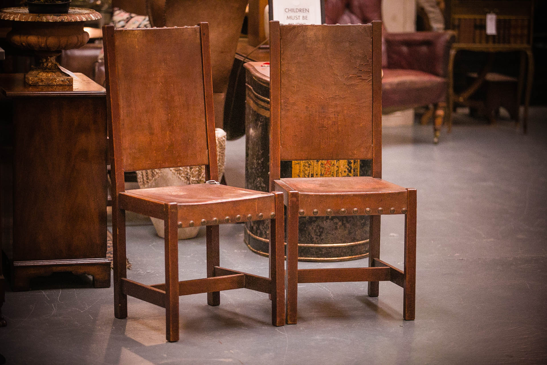 Pair Of Stickley Chairs The Store Yard